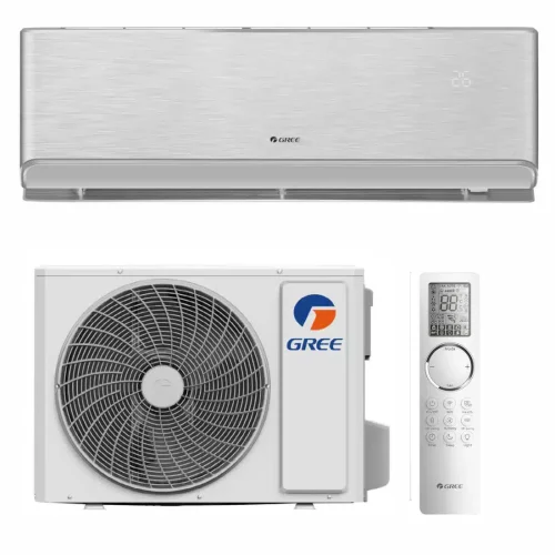 Gree klima uređaj AIRY, GWH09AVCXB-K6DNA1B/I S/GWH09AVCXB-K6DNA1B/O, srebrni 2,70 kW